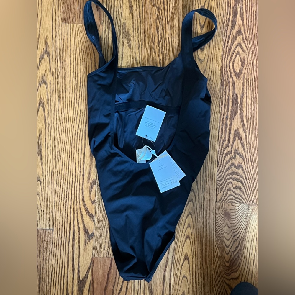 NWT- Zimmermann Separates Black Sculpt Scoop One-Piece Size 3 (US 10) - Picture 3 of 8